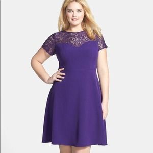 Adrianan Papell Fit & Flare Dress Size 2